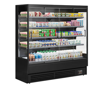 Naścienne szafy chłodnicze z przesuwanymi drzwiami	