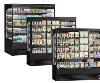 Wysokie naścienne szafy chłodnicze