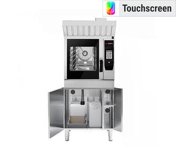 Elektryczny piec konwekcyjno-parowy z grillem do kurczaka	