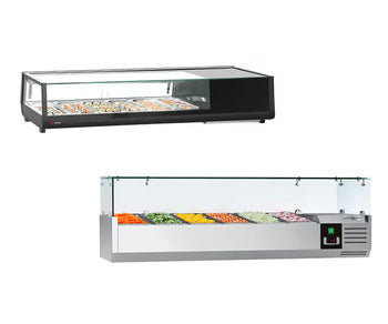 Witryny nadstawne & witryny na sushi