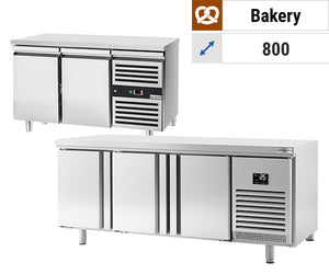 Piekarnicze stoły chłodnicze & mroźnicze	
