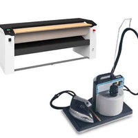 Żelazka, deski do prasowania i prasowalnice obrotowe