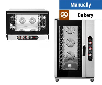 Piec konwekcyjno-parowy piekarniczy - Manualny - EN	