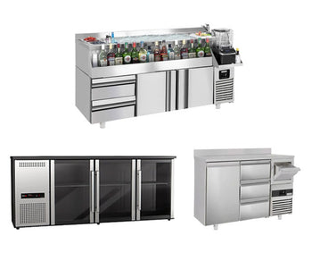 Stoły barowe i stoły chłodnicze do napojów