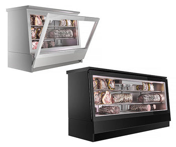 Szafy do sezonowania - witryny chłodnicze