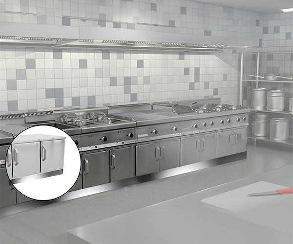 Cokoły ze stali nierdzewnej do urządzeń kuchennych