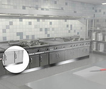 Cokoły ze stali nierdzewnej do urządzeń kuchennych
