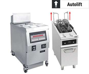 Frytkownice - z systemem filtrowania oleju / automatycznym podnoszeniem kosza	