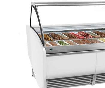 Lady na lody - okrągłe - konwekcyjne	