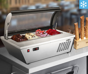 Stołowe witryny na lody