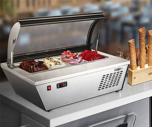 Szafki na lody stołowe - statyczne	