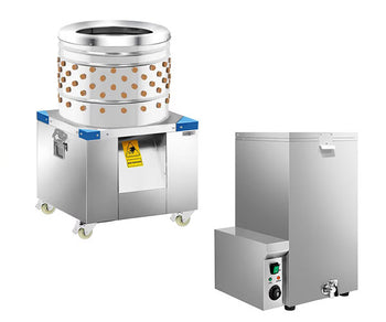 Skubarki do drobiu i kotły do oparzania