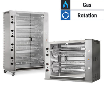 Obrotowe grille do kurczaka