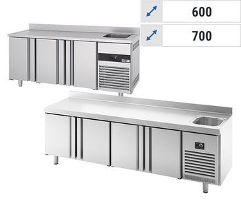 Stoły chłodnicze ze umywalką do mycia rąk