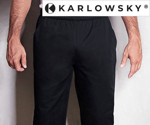 KARLOWSKY | Spodnie wsuwane Kaspar - czarne	