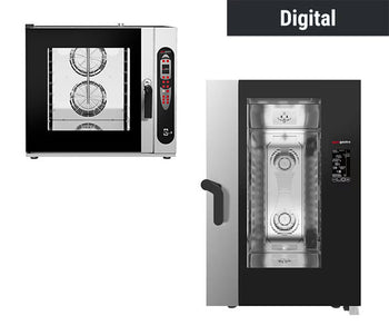 Piec konwekcyjno-parowy - cyfrowy - GN	