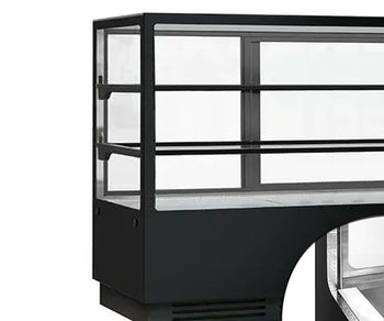 Witryny ekspozycyjne na ciasta  - Maxi - Kwadratowe	