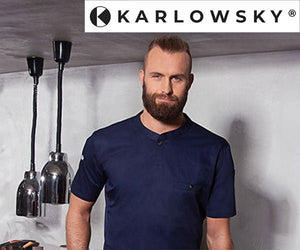 KARLOWSKY | Krótki rękaw - granatowy