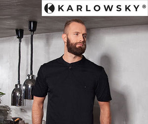 KARLOWSKY | Krótki rękaw - czarny	