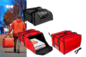 	Skrzynie termoizolacyjne, torby na pizzę i torby transportowe	