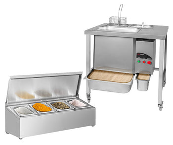 Stacje do panierowania