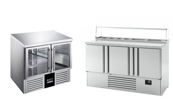 Stoły sałatkowe i stoły przygotowawcze	