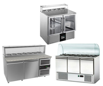 Stoły Sałatkowe i stoły do przygotowywania potraw	