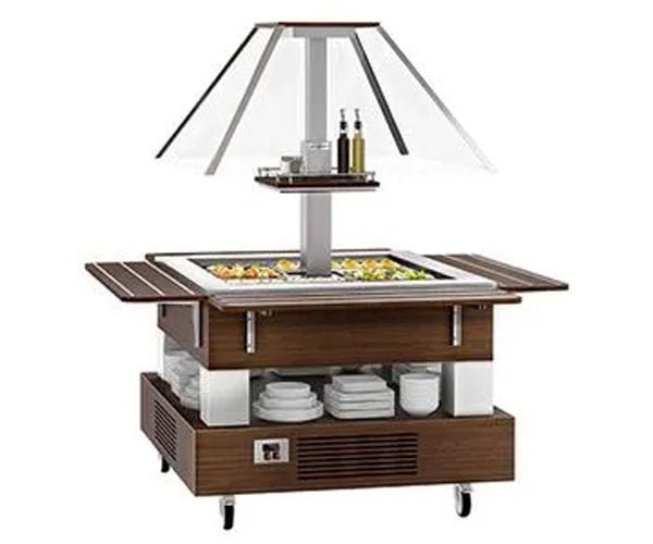 Bufet sałatkowy i bufet ciepły	