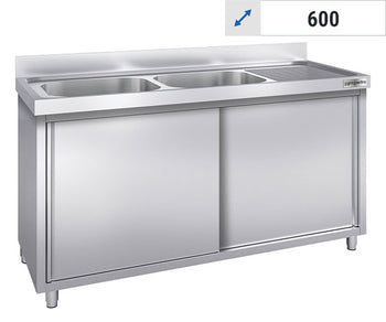 Szafki pod zlewozmywak - 2 zlewy - 600	