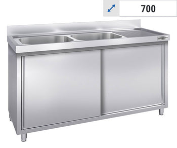 Szafki pod zlewozmywak - 2 zlewy - 700	