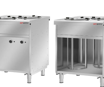 Dozownik talerzy - podgrzewany i niepodgrzewany	