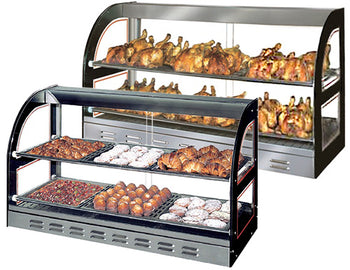 Podgrzewane witryny do kurczaków