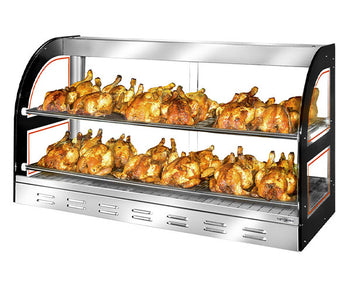 Witryny grzewcze do kurczaka