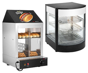 Witryny grzewcze na hot dogi & przekąski	