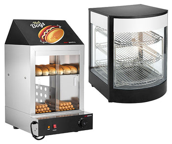 Witryny grzewcze na hot dogi & przekąski	