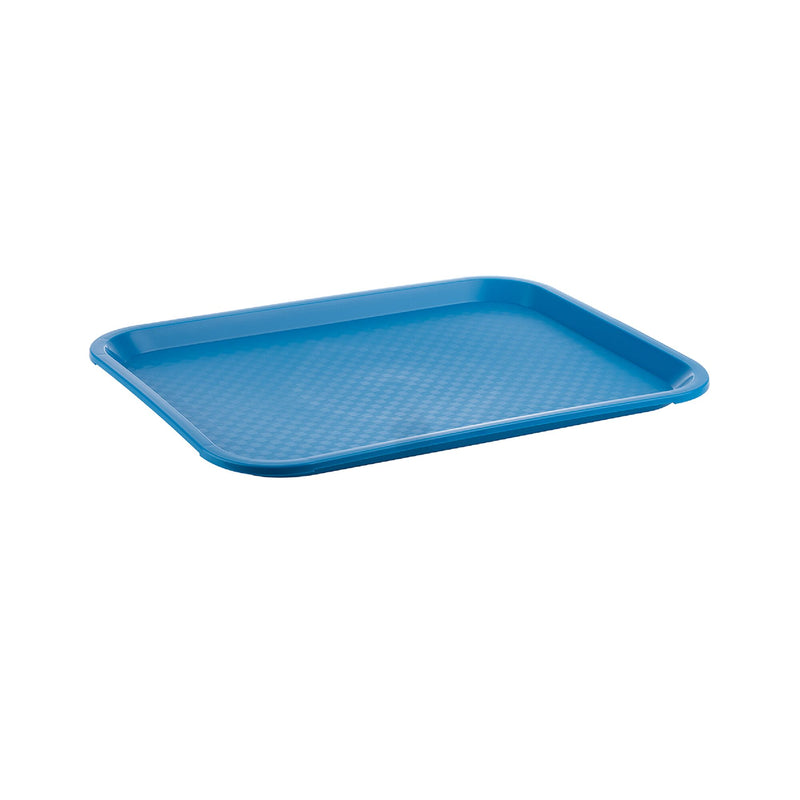 (6 sztuk) Tacka FAST FOOD - Polipropylen - 350x270mm - Niebieski