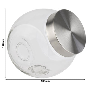 (6 sztuk) Słoik do przechowywania - 2,2 litra - z zakręcaną pokrywką - Prime Gastro