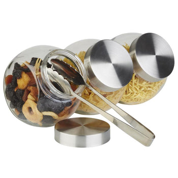 (6 sztuk) Słoik do przechowywania - 2,2 litra - z zakręcaną pokrywką - Prime Gastro