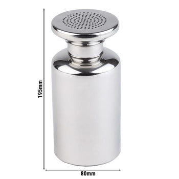 (6 sztuk) Solniczka i pieprzniczka do frytek – stal nierdzewna – 450 ml – wysokość: 195 mm - Prime Gastro