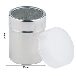 (6 sztuk) Posypka do cukru pudru i kakao - 150 ml - wysokość: 75 mm