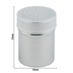 (6 sztuk) Dozownik - gruboziarnisty - stal nierdzewna - 150 ml - wysokość: 75 mm