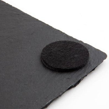 (6 sztuk) Płyta z naturalnego łupka - 240 x 150 mm - czarna - Prime Gastro