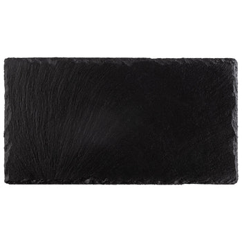 (6 sztuk) Płytka z naturalnego łupka - GN 1/3 - 325x176mm - Czarna - Prime Gastro