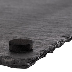 (6 sztuk) Płytka z naturalnego łupka - GN 1/4 - 265x162mm - Czarna