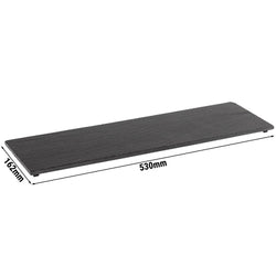 (6 sztuk) Płytka z łupka naturalnego - GN 2/4 - VALO - 530x162mm - Czarny