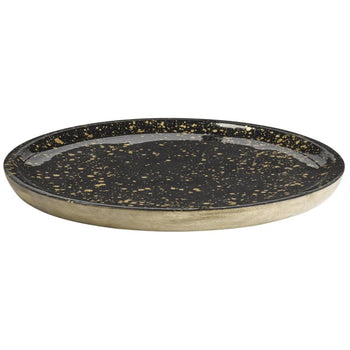 (6 sztuk) Taca - MANGO - Drewno mango - Ø 355 mm - wysokość: 25 mm - Prime Gastro