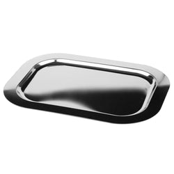 (6 sztuk) Taca - FINESSE - stal nierdzewna - 700 x 495 mm - wysokość: 65 mm