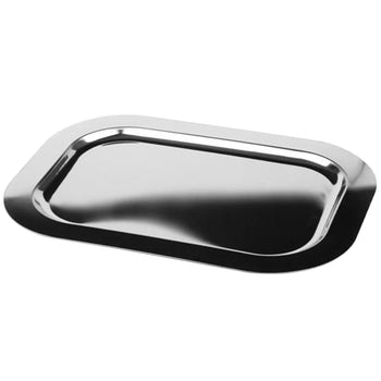 (6 sztuk) Taca - FINESSE - stal nierdzewna - 350 x 240 mm - wysokość: 12 mm - Prime Gastro