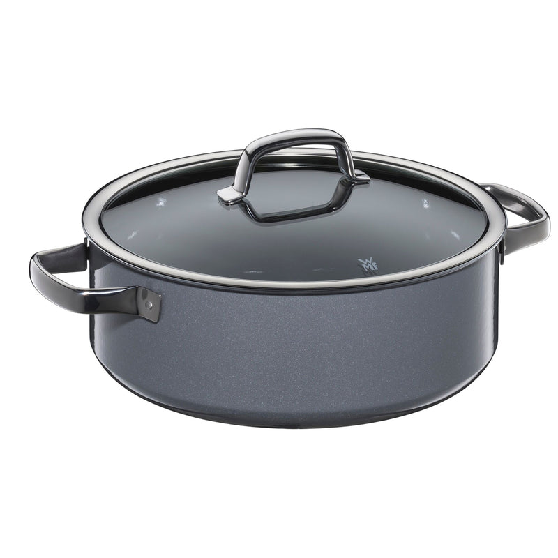 WMF | Fusiontec Mineral – rondel – Ø 280 mm – wraz z pokrywką szklaną – Platinum