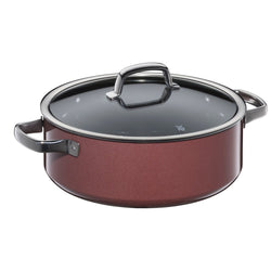 WMF | Fusiontec Mineral – rondel – Ø 280 mm – wraz z pokrywką szklaną – Rose Quartz